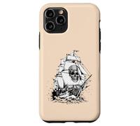 Costume Vintage Pirate fantôme Bateau crâne Homme Femme garçon Enfant Coque pour iPhone 11 Pro