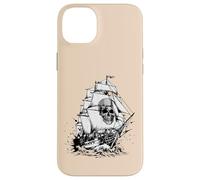 Costume Vintage Pirate fantôme Bateau crâne Homme Femme garçon Enfant Coque pour iPhone 14 Plus
