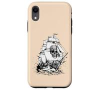 Costume Vintage Pirate fantôme Bateau crâne Homme Femme garçon Enfant Coque pour iPhone XR