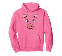 Costume Visage de Cochon Rose pour Adulte, Enfant, Homme et Femme Sweat à Capuche
