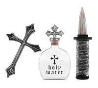 Costume - Viving - Set Tue-Vampire - Taille 25,5 X 30 Cm - Noir Et Rouge - Enfant Mixte