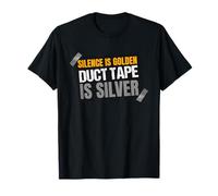 Costume Vocal Funny Silence is Golden Duct Tape is Silver T-Shirt