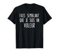 Costume Voleur Drôle pour Halloween Déguisement T-Shirt