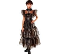 Costume Wednesday Mercredi Addams Bal Du Corbeau Danse Carnaval Halloween 886