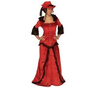 Costume Western Lady Taille S Orange