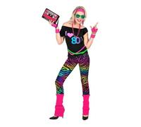 W WIDMANN MILANO Party Fashion - Costume Fille Mode des années 80, Tenue Bad Taste Femme, Tenue 80s, Costumes de Carnaval