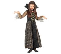 Costume - WIDMANN - Costume da Strega - Noir - Enfant - 5/7 Ans