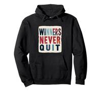 Costume Winners Never Quit Statement Sweat à Capuche