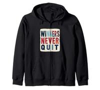 Costume Winners Never Quit Statement Sweat à Capuche