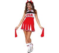 costume y de pom-pom girl - taille S-XL, taille:S