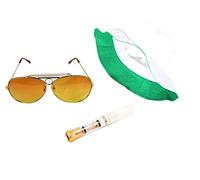 costumebase Chapeau Fear & Loathing Las Vegas + Lunettes de Soleil Orange Orange + Porte-Cigarette