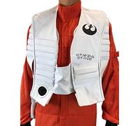 costumebase Gilet X-Wing Resistance Rebel Pilot Double Couche Star Wars (M) Blanc