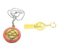 costumebase Kingsman The Secret Service Eggsy Pendentif Collier + Porte-clés Porte-clés Or/Rose