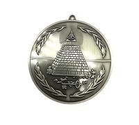 costumebase National Treasure Masonic Medallion Freemason Props Metallic