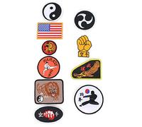 costumebase Patchs pour pantalons Cobra Kai GI Lot de 10 Costume Johnny Lawrence Karaté Kid Patch