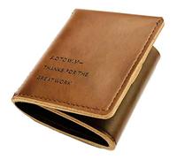 costumebase Walter Mitty Portefeuille en cuir véritable fait main Marron, marron, Taille unique