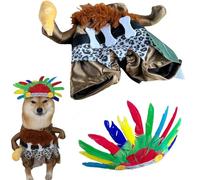 Costumes amusants pour chiens - Vêtements de séance photo pour chien - Tenue indienne pour animaux de compagnie pour les fêtes, les voyages, les photos, la vie quotidienne