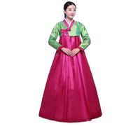 Costumes anciennes de mode coréenne Femmes Hanbok Robe traditionnelle Party Asian Palace Cosplay Performance Vêtements(L,M)