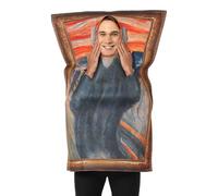 Costumes D'artistes Drôles - Costume De Peinture Célèbre Pour Adultes, Tenue Mona Lisa, Chefs-d'œuvre D'art Portable Vêtements En Farce | Tenue De Cosplay De Fête De Scène, Costume De L'habillage
