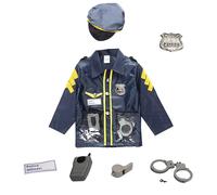 Costumes De Cosplay De Policier D'Halloween Pour Enfants, Ensemble Avec Menottes Et Walkie-Talkie, Uniformes De Carnaval Pour Enfants, Pour Garçons