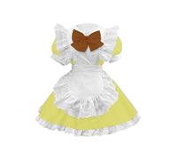 Costumes de Cosplay Femmes Maid Lolita Dress Vintage Medievale Victorien Renaissance Rétro Robes de Princesse Maxi Dress Vintage Déguisement Médiéval Carnaval Halloween Fête