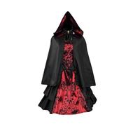 Costumes de cosplay pour femmes - Robe de bal vintage de style européen, élégant costume de bal de fin d'année de style européen pour fête de famille, Halloween, déguisement, S, Refer to description