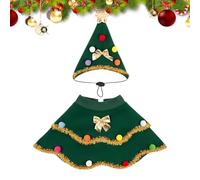 Costumes De Noël Pour Chien | Tenue D'Arbre De Noël Pour Animal De Compagnie,Costumes Amusants Pour Chiots | pour les Fêtes de Vacances Rassemblement Photographie Promenade en Plein Air pour Chiens Pe