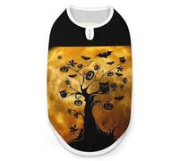 Costumes d'halloween pour Chiens Halloween Petit Chien Chat Pet T-Shirts Respirants Vêtements pour Chiens Chiot T-Shirt Gilet Doux et léger pour Petits Grands Chiens 2u2bh9wp1h3u