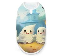 Costumes d'halloween pour Chiens Halloween Petit Chien Chat Pet T-Shirts Respirants Vêtements pour Chiens Chiot T-Shirt Gilet Doux et léger pour Petits Grands Chiens 2u2bhxt4gond