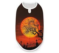 Costumes d'halloween pour Chiens Halloween Petit Chien Chat Pet T-Shirts Respirants Vêtements pour Chiens Chiot T-Shirt Gilet Doux et léger pour Petits Grands Chiens 2u2bhx309ozu