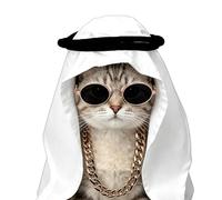 Costumes d'Halloween pour chiens | Vêtements pour chiots arabes | Bandeau pour animaux de compagnie du Moyen-Orient, pour les amoureux des animaux, les vacances, les voyages, le shopping, les