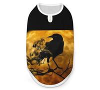 Costumes d'halloween pour chiensM Halloween Petit Chien Chat Pet T-Shirts Respirants Vêtements pour Chiens Chiot T-Shirt Gilet Doux et léger pour Petits Grands Chiens 2u2bhx1h80xr