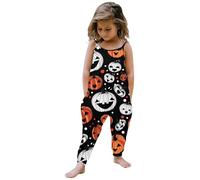Costumes d'halloween pour Enfants Unisexe Halloween bébé Barboteuse Chauve Souris Capuchon Amusant Grenouillère Citrouille Manches Longues Déguisement Visage Capuche Body Combinaison Costume Ensemble