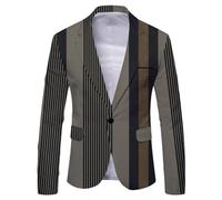 Costumes Et Vestes Hommes Casual Revers Tendance Costume Veste Hommes Slim Fit Mode All-Match Blazer Hommes Gentleman Banquet Fête À Manches Longues Veste Hommes XFL9 XL
