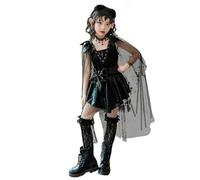 Costumes Halloween Enfants,Gothique Pour SoiréE Halloween Concours Et FêTes Tenue De SorcièRe éLéGante IdéAle Spectacle DéGuisement Festif Costume MéDiéVal Fille CréAtion ScéNique éVéNement Cosplay