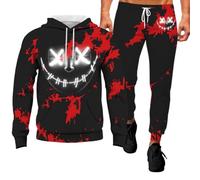 Costumes Halloween pour Homme Motif Citrouille Réaliste Streetwear Vintage Classique Coupe Ample Grande Taille Chaud Confortable Décontracté Visage Effrayant Horreur Tenue Fête