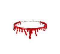 Costumes Halloween Vampire Blood Drip Choker Collier Party Cosplay Decorations Joker Gifts for Woman