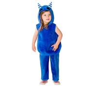Costumes Monster & Creezel | Joke Grezel Oddbods Pogo Costume Enfant | Taille 116 | Halloween | Déguisement