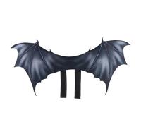 Costumes pour animaux de compagnie - Cape de vampire - Ailes de chauve-souris - Costume de cosplay pour petits chats - Vêtements de vacances amusants pour noir, Halloween, nuit, fête zombie sanglante,