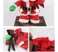 Costumes pour Chats de Noël - Vêtements de Cosplay avec Chapeau - Vêtements de Costume du Père Noël,Pour la fête le cosplay la mascarade le théâtre la performance le festival la célébration le spectac