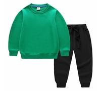 Costumes pour enfants en pur coton - Printemps et automne - Femmes - Étudiantes - Sweat-shirt et pantalon pour enfants - Costume deux pièces pour bébé garçon - Costume décontracté à manches longues