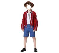 Costumes pour garçon Oktoberfest Carnaval Rétro Traditionnel Ethnique Parent-Enfant Costume de Performance Costume de bière pour enfants Costume Cadeau Naissance 5, rouge, 10-11 ans