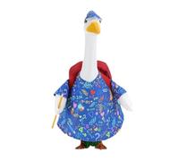 Costumes pour Oies,Ensemble Tenue Rentrée Scolaire pour Statues D'Oies De Porche | 1 Ensemble Costume d'Extérieur pour Salle de Classe Statue Décoration Art Jardin Pelouse Cour Fête et Anniversaire