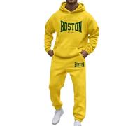 Costumes tendance pour hommes pour une tenue décontractée Coupe ample avec un design imprimé de lettres Parfait pour l'automne et l'hiver Facile à nettoyer Confort élégant pour toutes les occasions/A