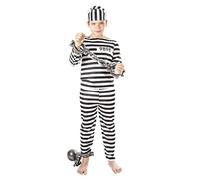 costumizate . déguisement de bagnard tailles différentes pour enfants fêtes déguisée ou carnaval
