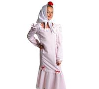 Costumizate Déguisement de Chulapa pour fille disponible en plusieurs tailles. Robe traditionnelle madrilène à pois, spécial Saint Isidro (5-6)