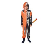 Costumizate Déguisement de skelemander pour enfant en plusieurs tailles. Costume futuriste choquant pour carnaval et Halloween (7-9)