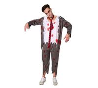 Costumizate Déguisement d'élève Zombie, taille unique, spécial pour Halloween.
