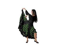 Costumizate! Jupe de flamenco pour femme L vert