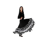 Costumizate! Jupe de bal flamenco à trois volants et pois pour femme adulte Tailles différentes